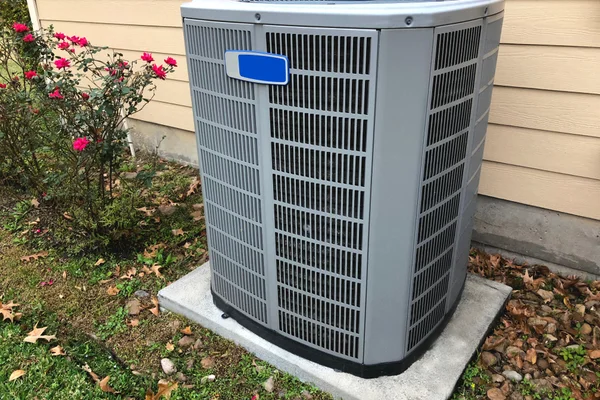 A central air conditioning unit